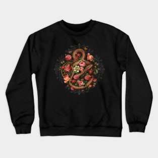 Snakes and Flowers Crewneck Sweatshirt